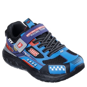 Pantofi sport băieți Skechers Skech Tracks Blue mărimi 27-32 — vedere în perspectivă