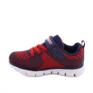 Pantofi Sport baieti Synergy Mini Knit Red - Img 2