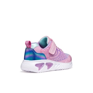 Geox Pantofi sport fete Assister Girl Pink Lilac J65E9A-0ASPV-C8842  încălțăminte copii bigstep