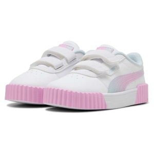 Pantofi sport fete Carina 3.0 Faded Glow V Inf PUMA White-Mauve Glow