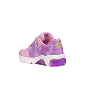 Geox Pantofi sport fete Fadinlight Pink Dk Lilac încălțăminte copii bigstep