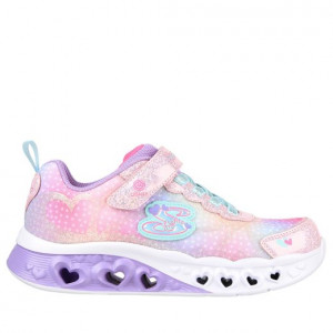 Skechers Pantofi sport Fete Flutter Heart Lights Simply Pink Multi incaltaminte copii bigstep