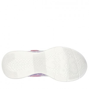 Skechers Pantofi sport Fete Flutter Heart Lights Simply Pink Multi incaltaminte copii bigstep