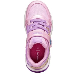 Pantofi sport fete Geox Fadinlight Pink Dk Lilac — vedere de sus
