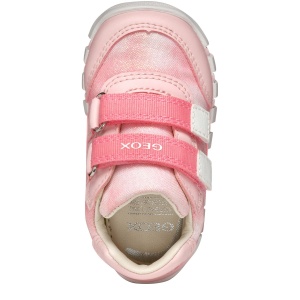 Pantofi sport fete Geox Iupidoo Girl Salmon — vedere de sus