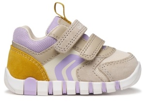 Pantofi sport fete Iupidoo Girl Beige Lilac - Img 2