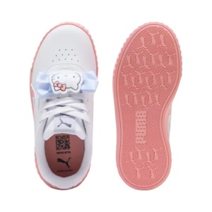 Pantofi sport fete Puma Carina 3.0 HK FR PS Whte Pink - Img 11