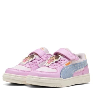 Pantofi sport fete Puma Caven III DORA AC+ PS Mauve Glow-Chambray Blue-Powder Pink