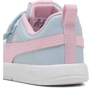 Pantofi sport fete Puma Courtflex V3 Inf Lucite Pearl Pink — detaliu călcâi