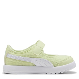 Pantofi sport fete Puma Courtflex v3 Lina Apple Spritz — vedere laterală opusă