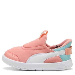 Pantofi sport fete Puma Courtflex v3 Sliptech Inf Pink — vedere laterală