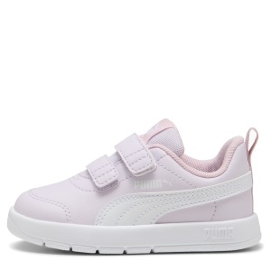 Pantofi sport fete Puma Courtflex V3 V Inf Lilac Frost White — vedere laterală