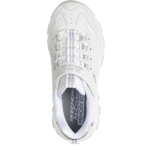 Pantofi sport fete Skechers D'lites Alb - 304154L/WSL - branț