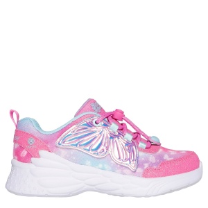 Pantofi sport fete Skechers Dream Racer Wing Brites Pink