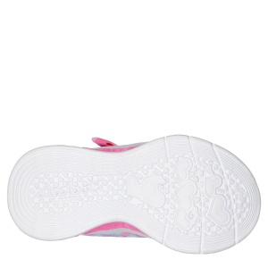 Pantofi sport fete Skechers Flutter Heart Lights Lavender Hot Pink - Img 5
