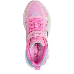 Pantofi sport fete Skechers Garage - Glam Racer Roz - 304351L/PKMT - branț