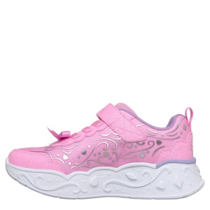 Pantofi sport fete Skechers Princess Steps Roz - vedere din față - 303732LC/PNK