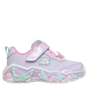Pantofi sport fete Skechers S Lights-Lil Butterfly Bliss Lila