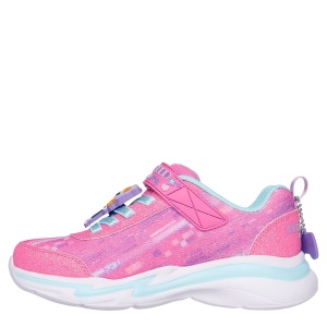 Pantofi sport fete Skechers Snuggle Sneaks Skech Squad Pink Multi — vedere din față