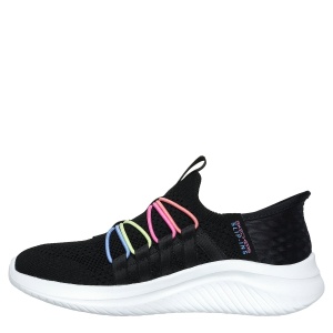 Pantofi sport fete Skechers Ultra Flex 3.0 Bungee Fun Black - Img 3