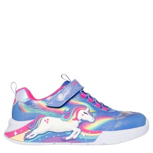 Pantofi sport fete Skechers Unicorn Chaser Blue Multi mărimi 27-30