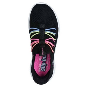 Skechers Ultra Flex 3.0 Bungee Fun Black L 303824L-BKMT