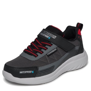 Pantofi sport impermeabili băieți Skechers Bounder 2.0 Charcoal — vedere laterală detaliată