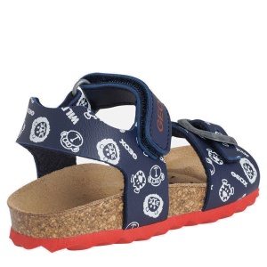 Sandale baieti Chalki B.A Navy Red - B922QA/00004/C0735 - din spate