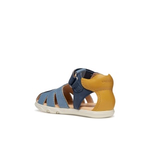 Sandale baieti Sandal Steppieup Navy Ochreyellow - Img 4