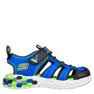 Sandale băieți Skechers Mega Splash 2.0 Blue Lime