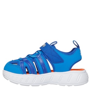 Sandale băieți Skechers Play Scene Splash Albastru — vedere din față