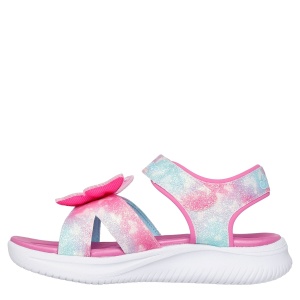 Sandale fete cu luminițe Skechers Jumpsters Sandal - Butterfly mărimi 27-32 — vedere din față