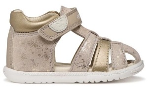Sandale fete Sandal Macchia Girl Skin Platinum