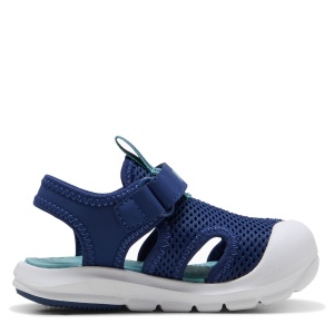 Sandale plajă băieți Puma Fun Racer Mesh Inf Blue Jewel - vedere laterală opusă - 401576/06