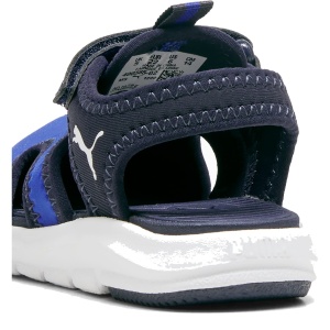 Sandale plajă băieți Puma Fun Racer Sandal V Inf Vivid Blue — detaliu călcâi