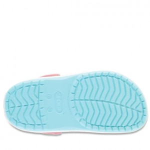 Crocs Sandale plaja Fete Crocband Clog T Ice Blue White incaltaminte copii bigstep