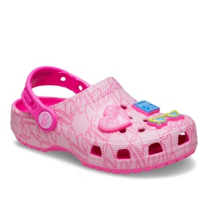 Sandale plaja fete Crocs Mattel Pink Barbie încălțăminte copii bigstep