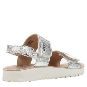 Sandale S.Costarei Geox G.A Silver — vedere din față