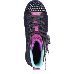 Teniși fete Skechers Twi-Lites 2.0 Twinkle Wishes Black - Img 4