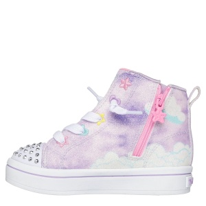 Teniși fete Skechers Twi Lites Unicorn Kitty Lavender mărimi 22-26 - Img 3