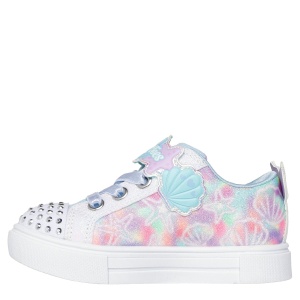 Teniși fete Skechers Twinkle Sparks Underwater White Multi — vedere din față