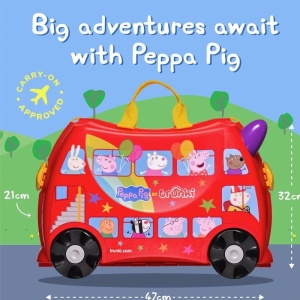 Trunki Valiza PEPPA-PIG Party Bus 0064-GB01 accesorii copii bigstep