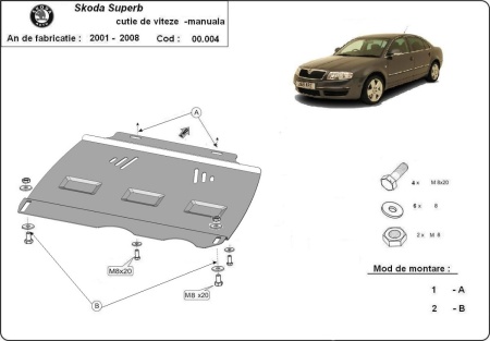 Scut cutie de viteză manuală Skoda Superb 2001 - 2008 - Img 3