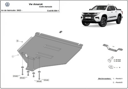 Scut cutie de viteză manuală Volkswagen Amarok 2022 - 2026 - Img 2