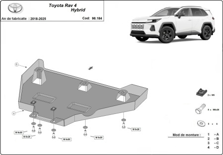 Scut Diferential spate Toyota Rav4 Hybrid 2026 - 2026 - Img 3