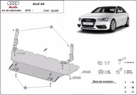 Scut motor Audi A4 B9 All Road 2015 - 2026 - Img 3