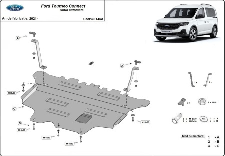 Scut motor Ford Tourneo Connect - cutie de viteză automată 2021 - 2026 - Img 3