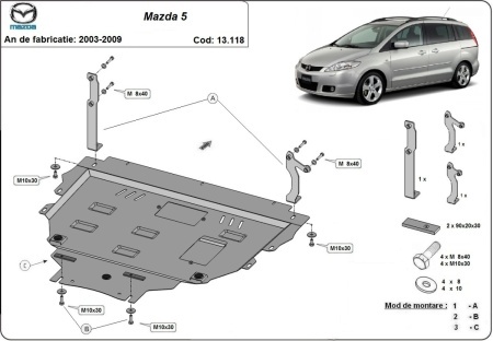 Scut motor Mazda 5 2003 - 2009 - Img 3