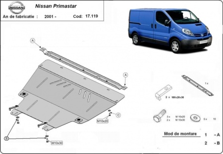 Scut motor Nissan Primastar 2001 - 2015 - Img 3