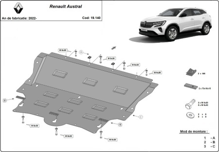 Scut motor Renault Austral 2022 - 2026 - Img 3